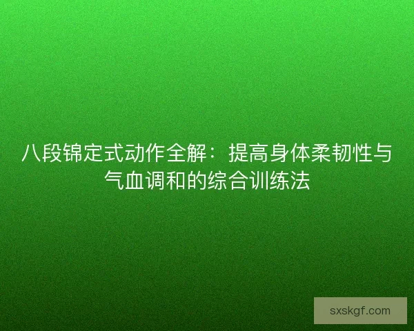 八段锦定式动作全解：提高身体柔韧性与气血调和的综合训练法